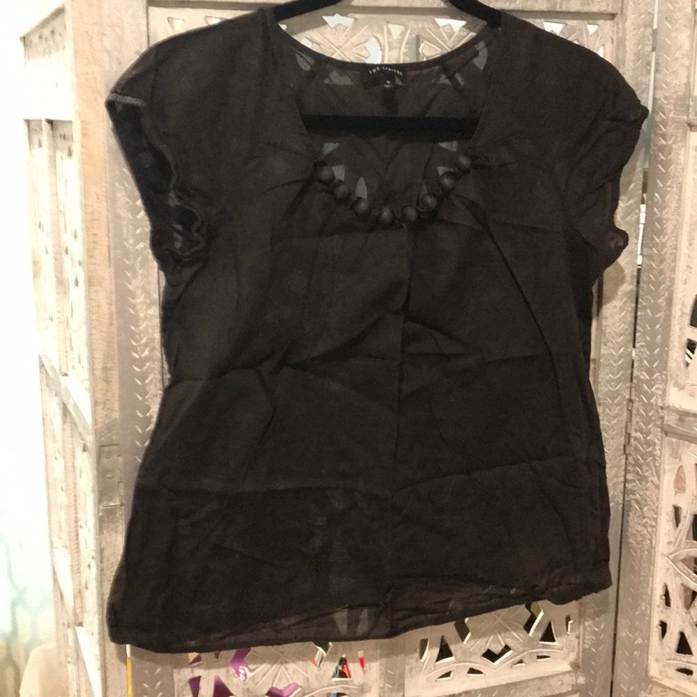 Brown cotton top